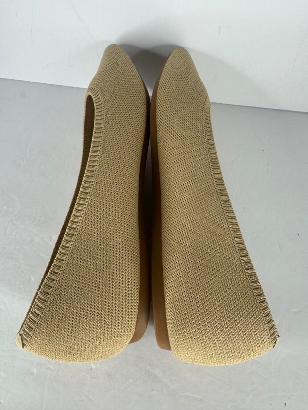 VIVAIA Pointed Toe Ballet Flat Shoes Beige EU 43 US 11 - Picture 5 of 6